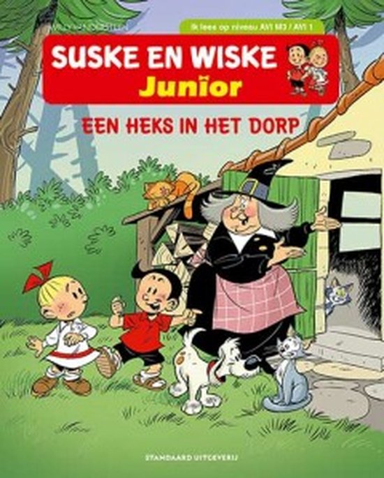 Suske en Wiske Junior 1 - Een heks in het dorp - cover