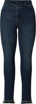 YEST Ann Essential Broek - Dark Stone Wash Deni - maat 40