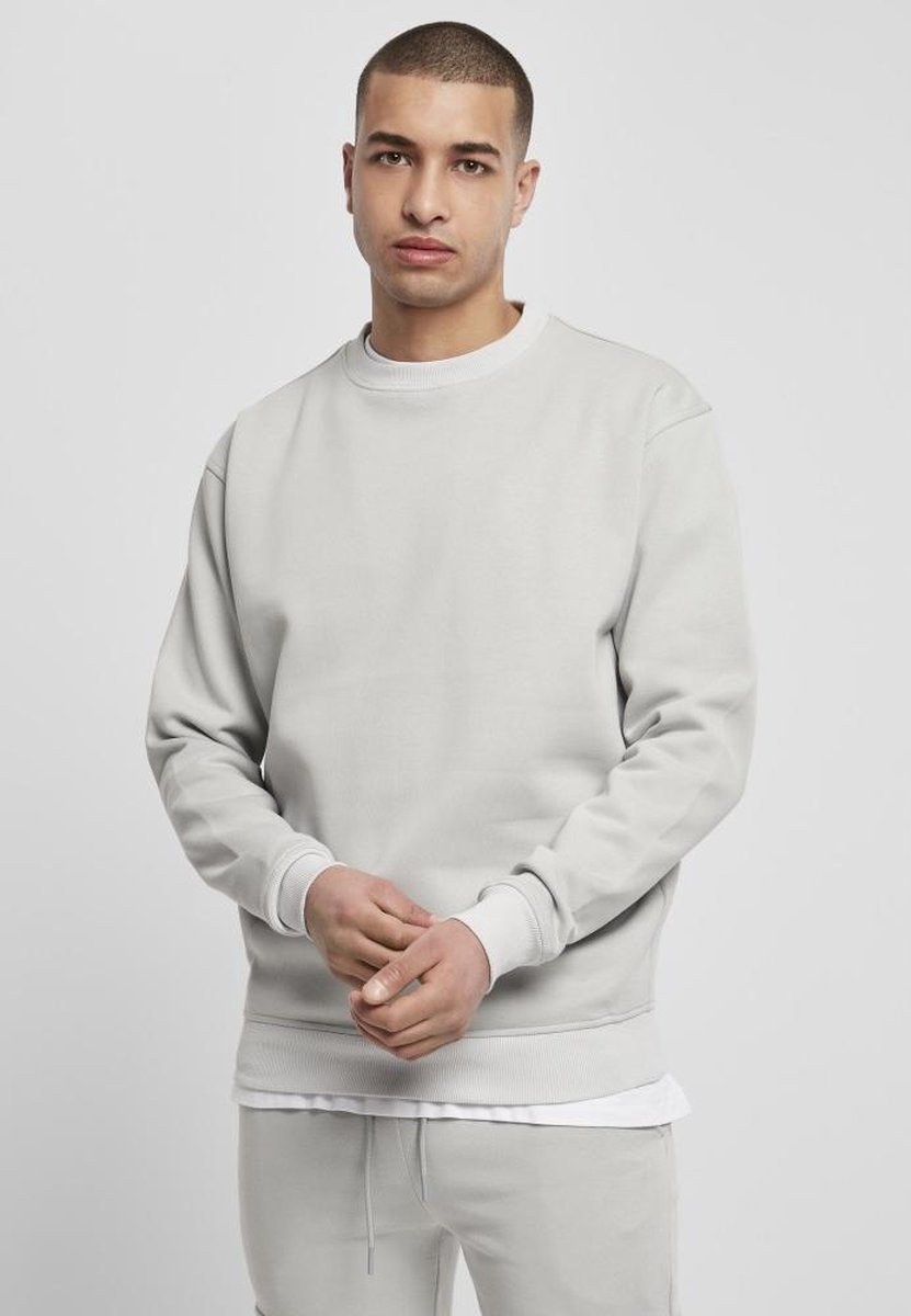 Urban Classics Basic Crew Sweater/trui L Grijs