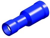 Hofftech Kabelschoen - Female - Rond 1.5 mm² 2.5 mm² Stift - Ø : 4 mm Volledig Geïsoleerd Blauw - 50 stuks