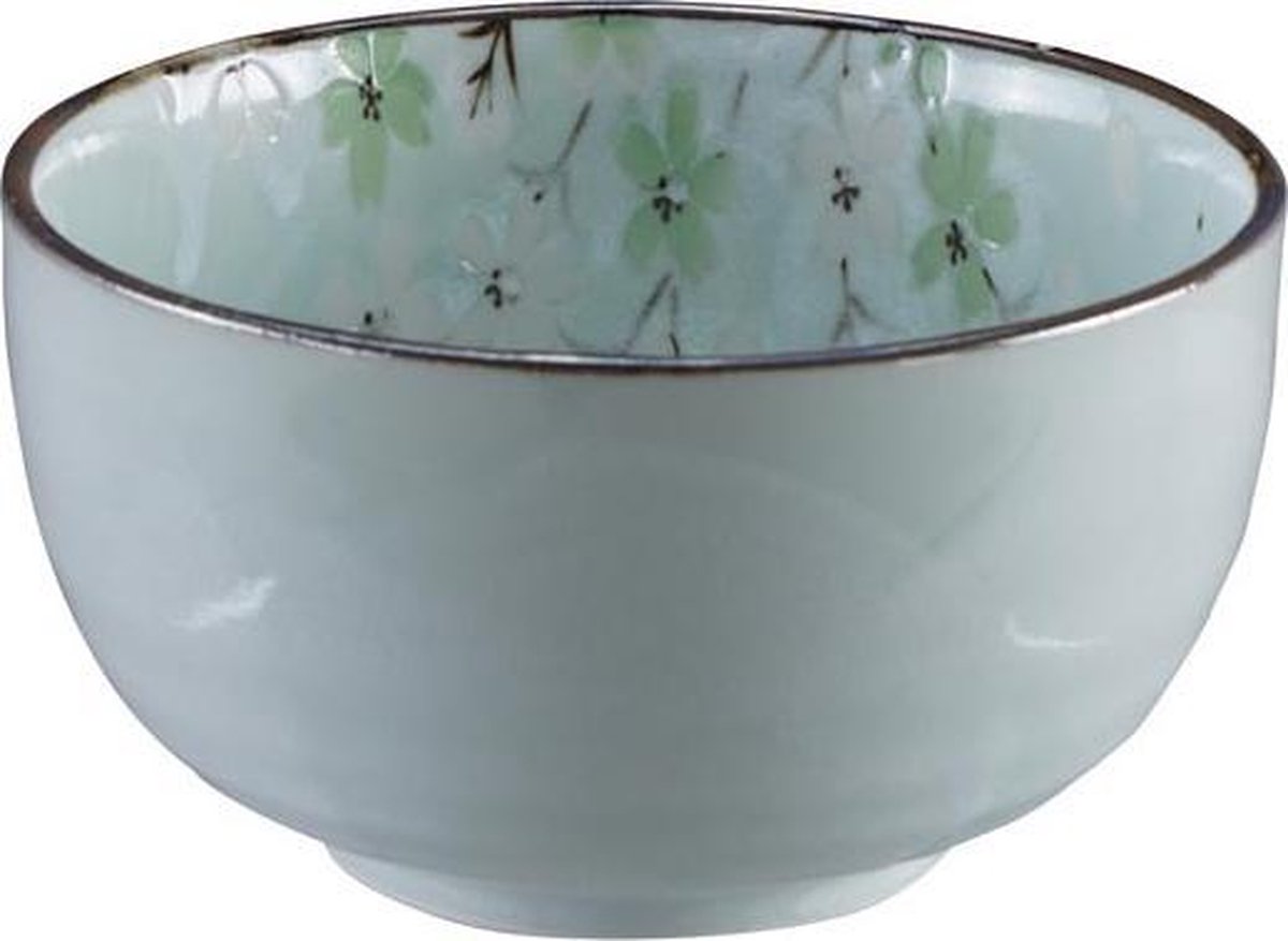 TOKYO DESIGN STUDIO - GREEN COSMOS BOWL 13X7CM 550ML Q55/GC