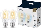 WiZ Filamentlamp Slimme LED Verlichting  - Warm tot Koelwit Licht - E27 - 60W - WiFi - 2 stuks