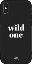 iPhone XS Max Case - Wild One Black - xoxo Wildhearts Short Quotes Case