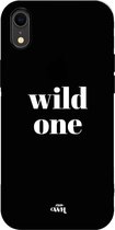 iPhone XR Case - Wild One Black - xoxo Wildhearts Short Quotes Case