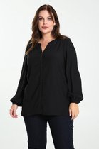 Paprika Dames Hemd Doris met plooitjes - Outdoorblouse - Maat 48