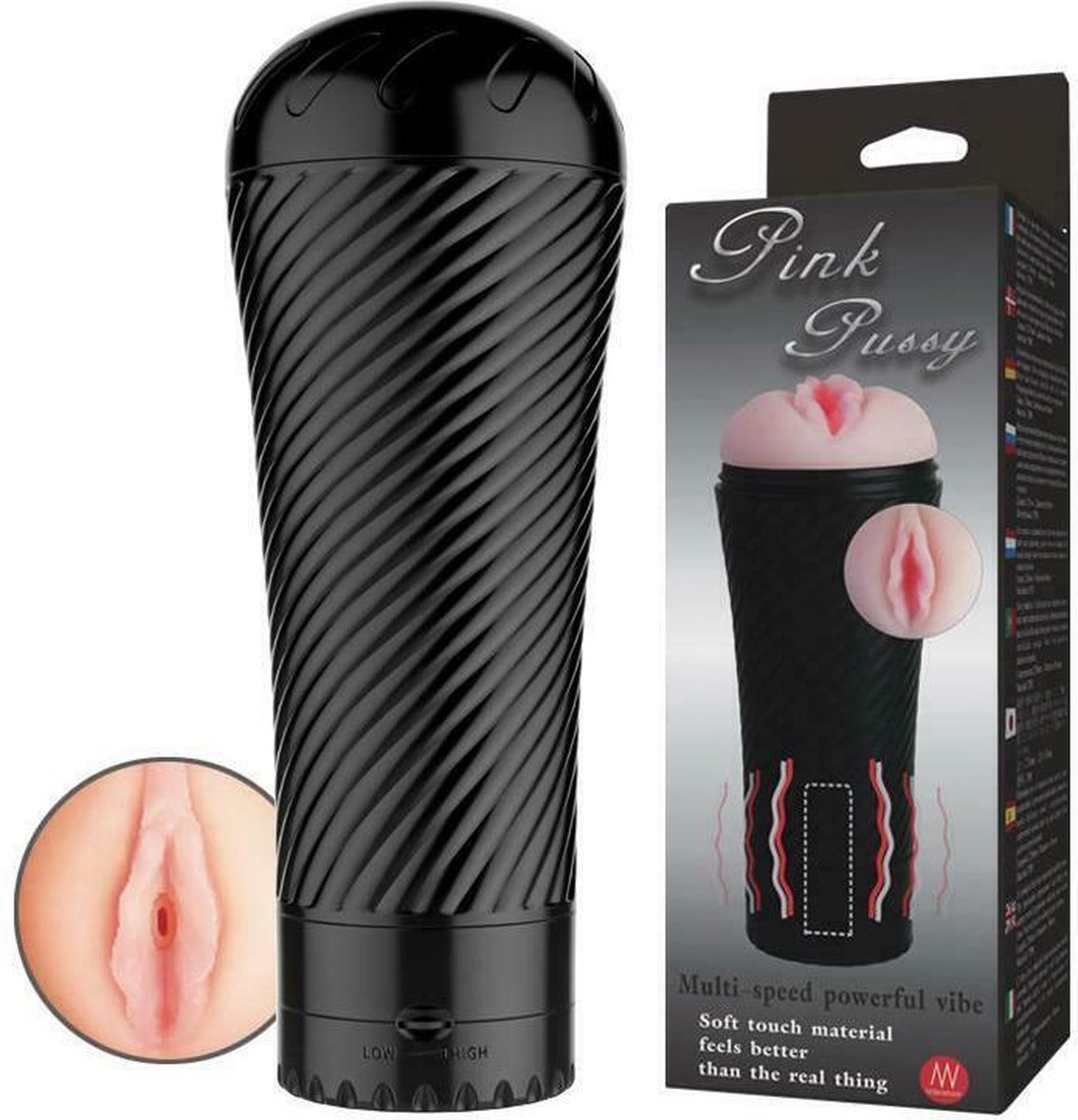 Vibrerende Masturbator Pink Pussy
