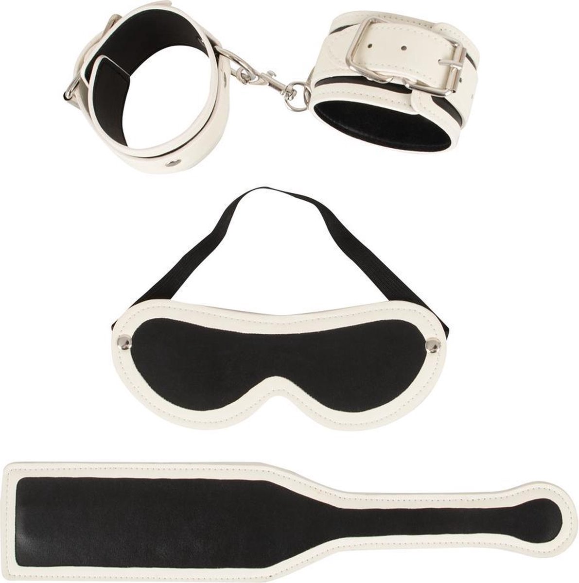 Bad Kitty Fetish Set Glow in the Dark - Bondageset - Kunstleer - Complete set - Glow in the Dark