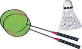 Badmintonset zwart 2 stuks