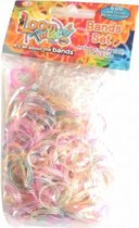 loombandjes glitter junior rubber 603-delig