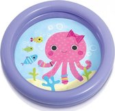 babybadje octopus junior 61 x 61 x 15 cm PVC paars