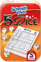 dobbelspel 5 Dice small papier 6-delig