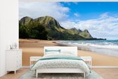 Behang - Fotobehang Strand - Tropisch - Hawaii - Breedte 345 cm x hoogte 220 cm