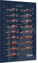 Red Bull Racing - Evolution of a Race Car (2021 / Dark) - Plexiglas - 30 x 40 cm