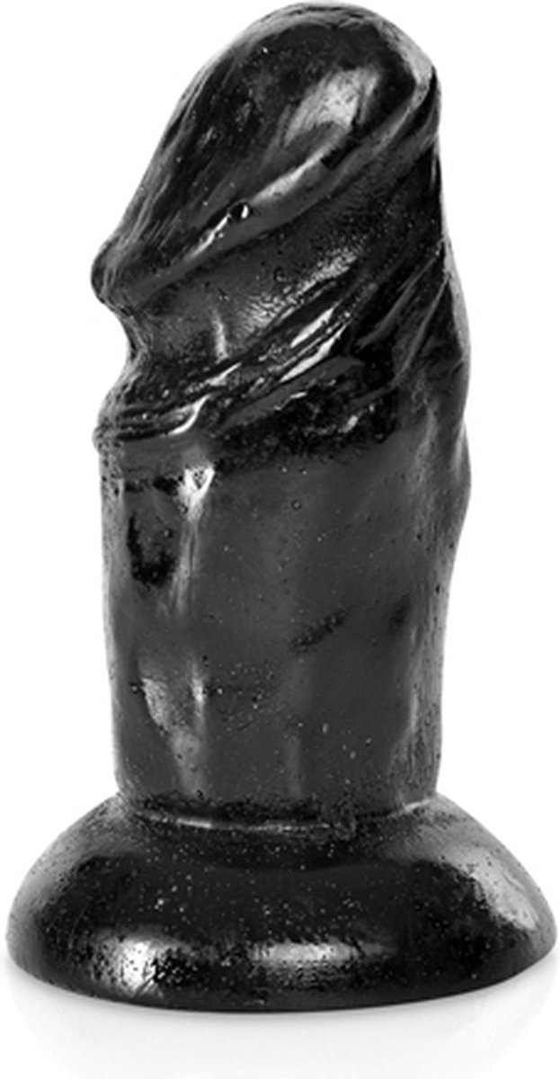 Magnum 01 - Realistische Buttplug met Zuignap - 11.5 x 4.5cm - Zwart