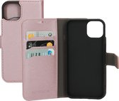 Mobiparts Saffiano Wallet Case Apple iPhone 13 Roze hoesje