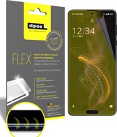 dipos I 3x Beschermfolie 100% compatibel met Sharp Aquos R5G Folie I 3D Full Cover screen-protector