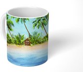 Mok - Zee - Hut - Palmboom - 350 ML - Beker