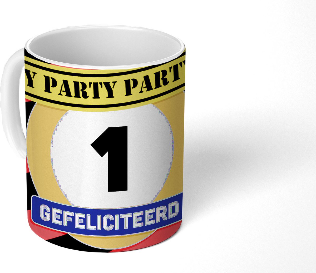 Mok - Koffiemok - Jubileum - Feest - Bord - Mokken - 350 ML - Beker - Koffiemokken - Theemok