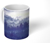 Mok - Bos - Mist - Noorwegen - 350 ML - Beker - Uitdeelcadeautjes