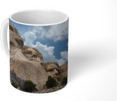 Mok - Panoramisch zicht op het Noord-Amerikaanse monument Mount Rushmore - 350 ML - Beker