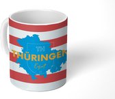 Mok - Plattegrond - Thüringen - Duitsland - 350 ML - Beker - Uitdeelcadeautjes - Stadskaart