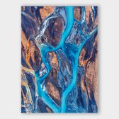 Artistic Lab Poster - Rivers - 70 X 50 Cm - Multicolor