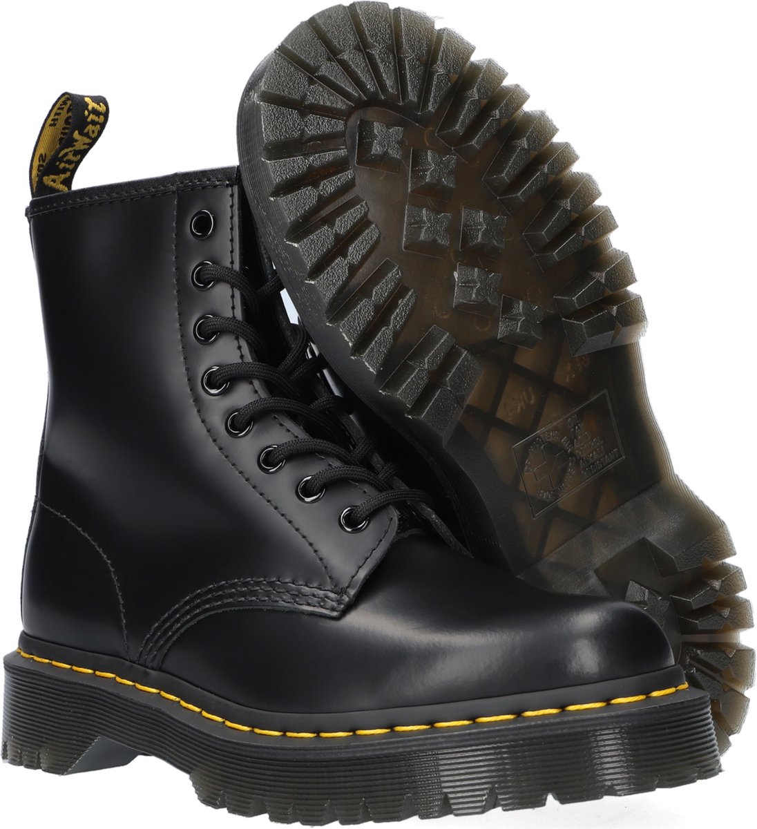Dr. Martens 1460 Smooth veterboots zwart - Maat 36 | bol.com