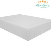 Jersey Hoeslaken - Hoeslaken 180x200 - Wit - 100% Hoogwaardige gebreid - Katoen - Rondom Elastiek - Super Zacht - Strijkvrij - LitaLente