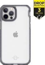 ITSKINS Hybrid Frost Apple iPhone 13 Pro Max Hoesje Transparant/Zwart
