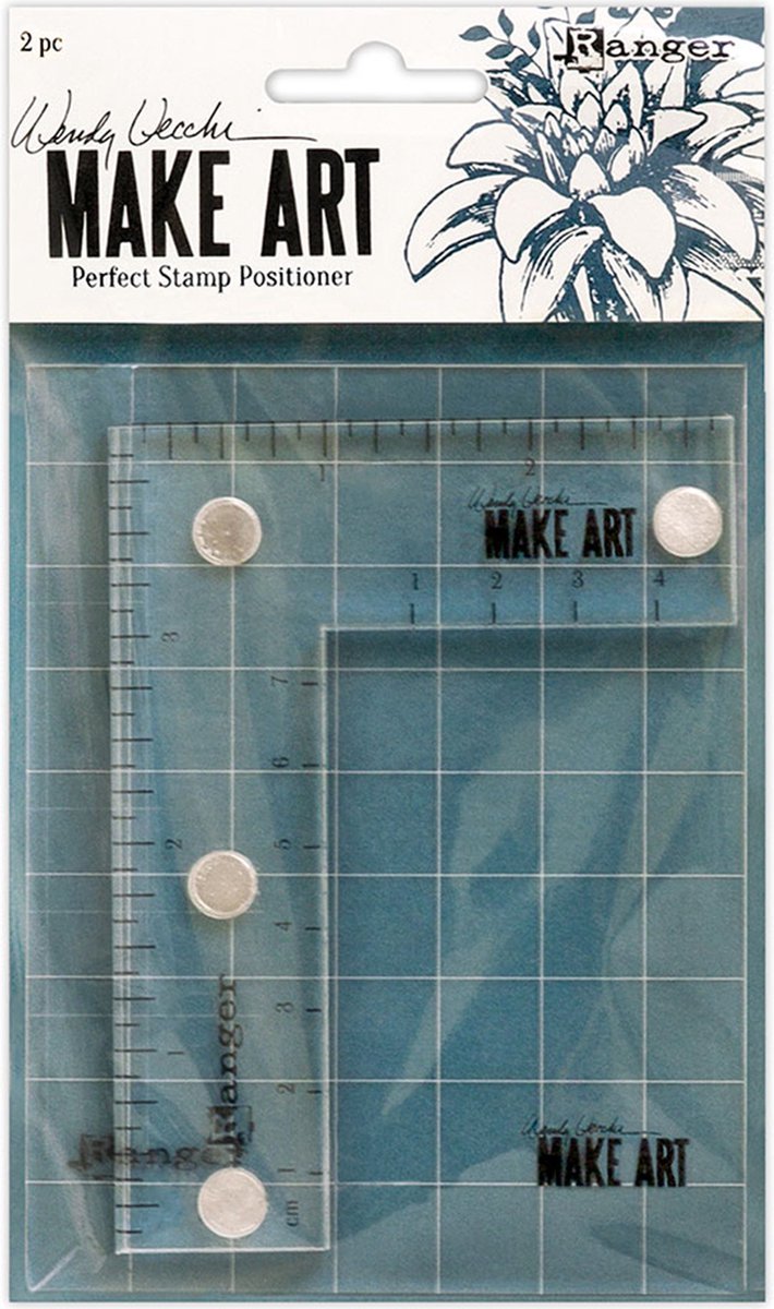 Ranger Wendy Vecchi Make Art Perfect Stamp Positioner Set WVA69119