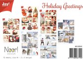 Joy!Crafts Knipvellen - Happy holidays - A4 - 2x6 designs