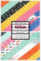 Hobbypapier - Scrapbooking - American Crafts Vicki Boutin paper pad 17,8x25,4cm x36