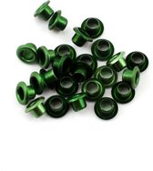 Oogjes Ringetjes - Eyelets - metallic donkergroen - 1000 stuks