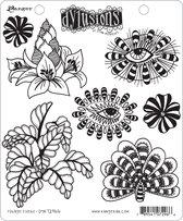 Dylusions cling mount stamp set - Foliage fillers