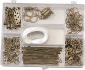 Darice -Finding starter kit ant. brass plated