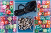 Alfabet beads kit ass. 85 st.
