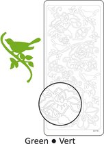 Vaessen Creative Sticker - 10x23cm - 10st - groen organic shapes