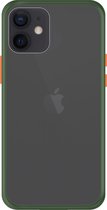 iPhone 12 Back Cover - Groen/Transparant