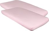 Blush & Blossom Jersey Pink 40 x 80 cm 2 Stuks Wieg Hoeslaken TR-BB4010