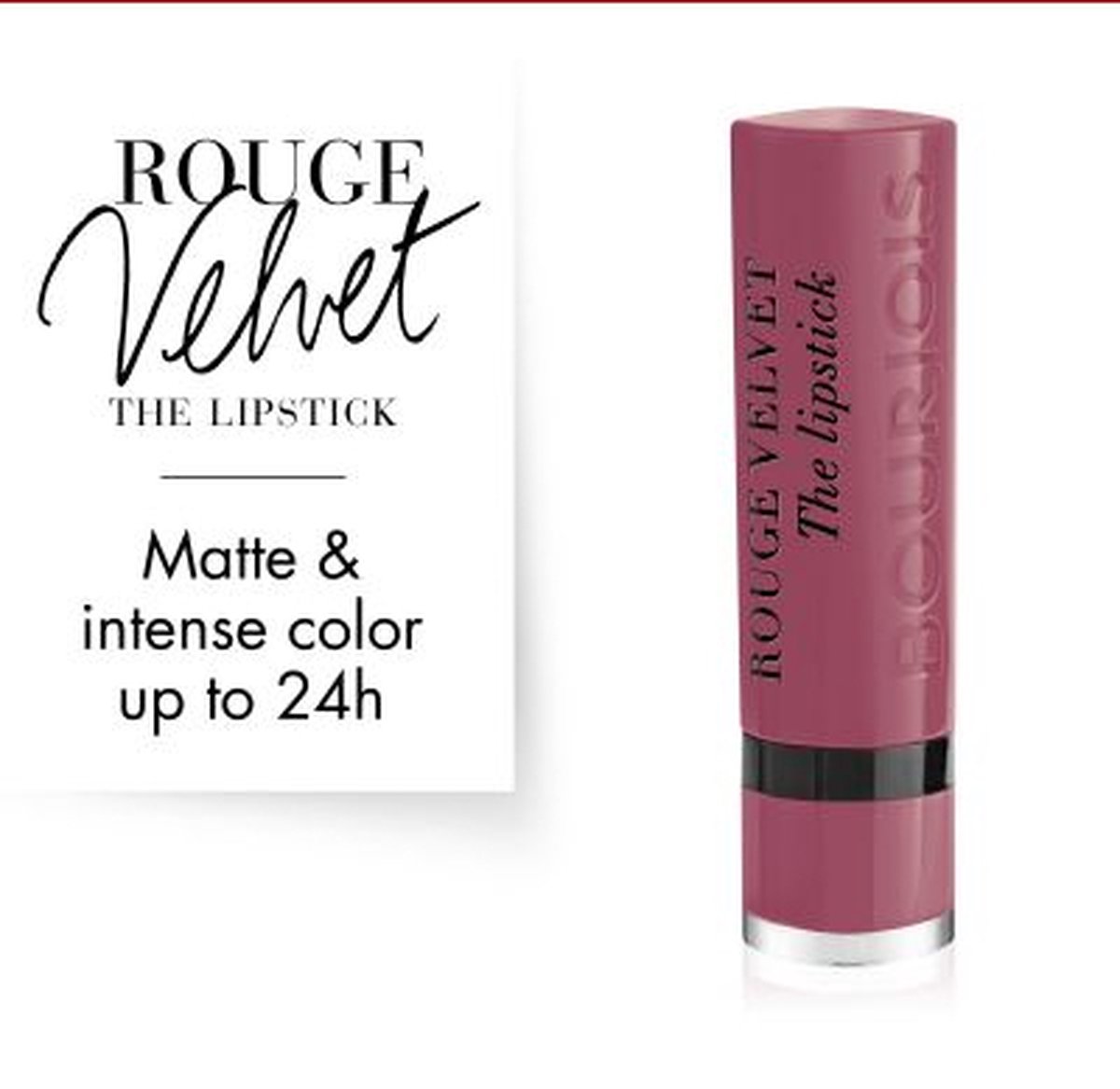 Bourjois Rouge Velvet The Lipstick – Matte Lippen Produktbild-Vorschau 3