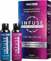 Infuse 2 In 1 Arousal Gel Voor Koppels - 59ml - Lubricants