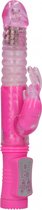 Thrusting Rabbit Vibrator - Pink - G-Spot Vibrators