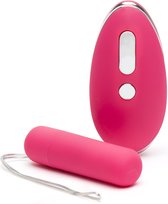 Plus Size Remote Control Knicker - Pink/Black - Bullets & Mini Vibrators