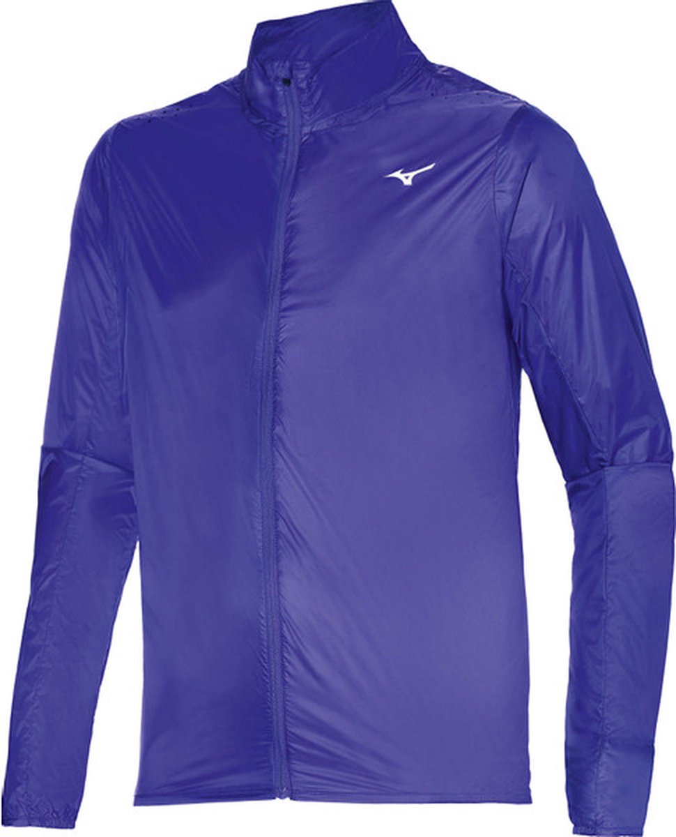 Mizuno Aero Jacket Heren - sportjas - donkerblauw - maat M