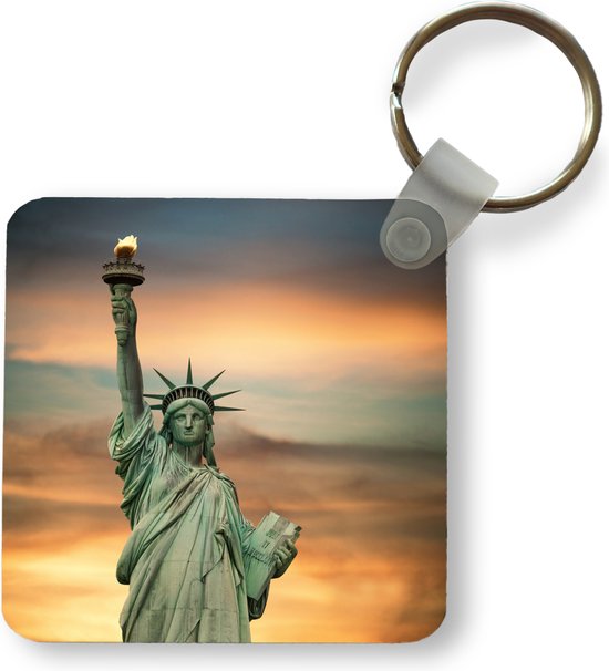 Porte - clés New York - Statue de la Liberté porte-clés coucher de soleil  plastique -... | bol.com