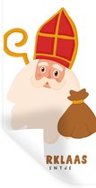 Muurstickers - Sticker Folie - Sinterklaas - Quotes - Sint - Sinterklaas kapoentje - Kinderen - Jongens - Meisjes - Kindje - 80x160 cm - Plakfolie - Muurstickers Kinderkamer - Zelfklevend Behang