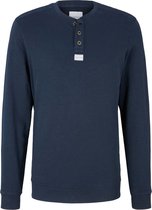 Tom Tailor Lange mouw Trui - 1029133 Blauw (Maat: XXXL)