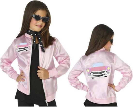Kostuums voor Kinderen Grease Roze (1 Pc)