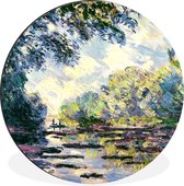 WallCircle - Wall Circle - Wall Circle - Seine à Giverny - Claude Monet - Aluminium - Dibond - 60x60 cm - Intérieur et Extérieur
