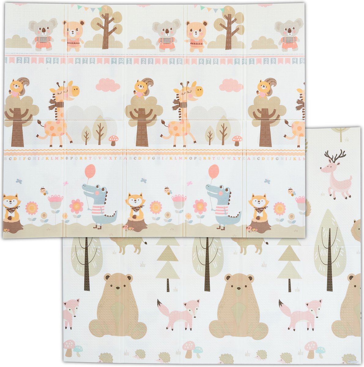 Dikke Niet Giftig Opvouwbare Baby Foam Speelmat Ki